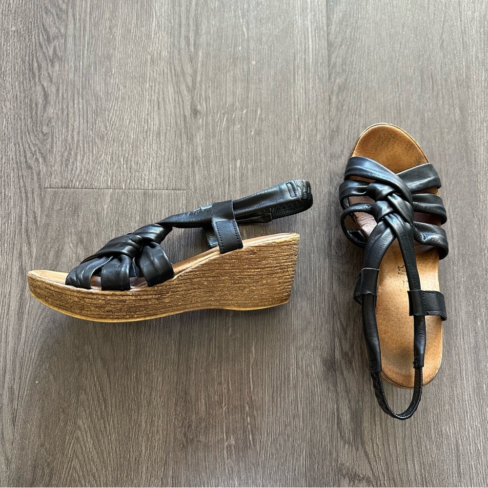 Tamaris Genuine Leather Wedge Shoes